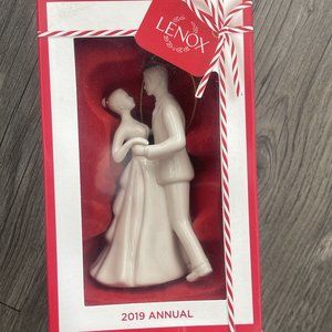Lenox 2019 Annual Bride and Groom Christmas Keepsake Ornament (New in Box)